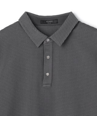 JOSEPH HOMME 【オリジナル素材】ライトタックジャージー　ポロ グレー系