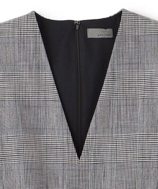 uncrave グレンチェック ワンピース グレーチェック