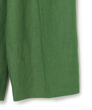 uncrave リネンオックスフォード ワイドパンツ グリーン