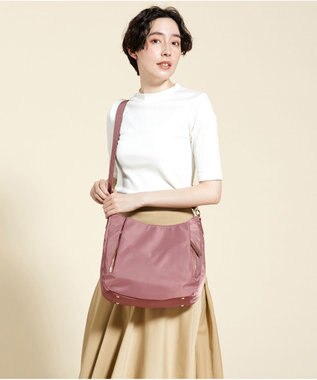 LA BAGAGERIE 【MONICA】ナイロン2WAYショルダーバッグ ピンク