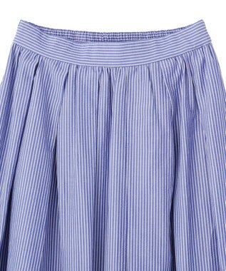 YECCA VECCA タックフレアスカート Stripe