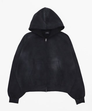 WEGO ショートZIPパーカー ブラックその他