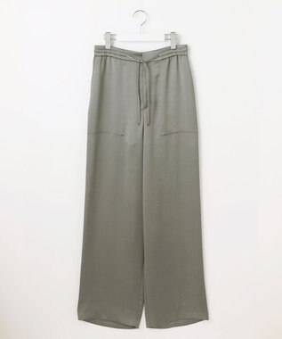 自由区 【カタログ掲載】ドレーピーサテンベイカー パンツ モカ
