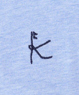 組曲 KIDS 【100㎝】フラワーエンブロイダリー チュニック サックスブルー