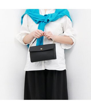 UNBILLION ペルケ perche / 姫路レザーひねりかぶせ2wayショルダーバッグ