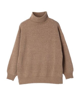 CRAFT STANDARD BOUTIQUE 洗えるコードモールタートルネックプルオーバー Beige