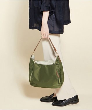 LA BAGAGERIE 【MONICA】ナイロン2WAYショルダーバッグ カーキ
