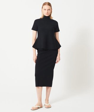 BEIGE， HOLLY / Iラインスカート Black