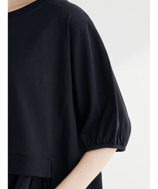 Green Parks カットドッキングフレアラインプルオーバー Black