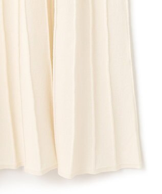 BEIGE， MONSTERA / ニットスカート Ecru
