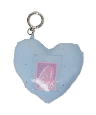 WEGO 【痛バ＆推し活】チャーム付きボストン痛バッグ サックス