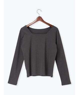 Te chichi 前後2WAYネックデザインロンT《2026 spring catalog item》 グレー