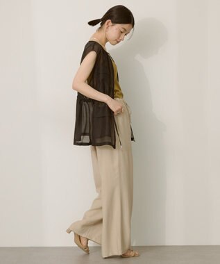 AMERICAN HOLIC シアードロストＷポケットベスト Black