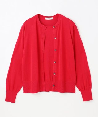 ANY 【2SET】ニットツインセット（ノースリーブニット＋カーディガン） レッド