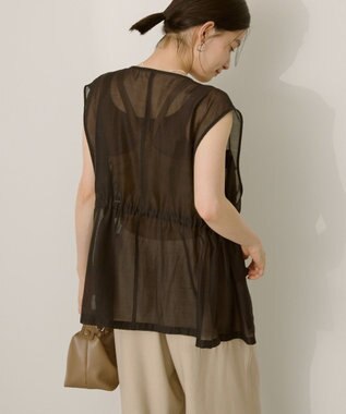 AMERICAN HOLIC シアードロストＷポケットベスト Black