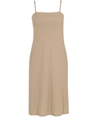 Wing カップ付きワンピース ラク きれいなバストシルエット 【シンクロブラワンピ】 キャミソール スリップ ET6022 ウイング／ワコール ブラウン