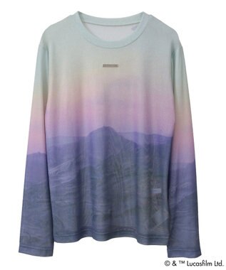 Green Parks ＳＴＡＲ　ＷＡＲＳ／シアープリントＴシャツ Pink