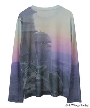 Green Parks ＳＴＡＲ　ＷＡＲＳ／シアープリントＴシャツ Pink