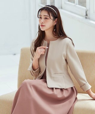 Tiaclasse 【新色追加・洗える】タックポケットジャレロ ベージュ