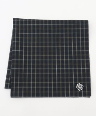 J.PRESS MEN チェックハンカチ ネイビー系3