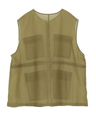 AMERICAN HOLIC シアードロストＷポケットベスト Olive