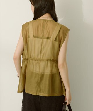 AMERICAN HOLIC シアードロストＷポケットベスト Olive