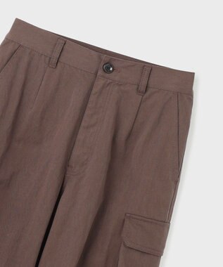 GRACE CONTINENTAL ツイルカーゴパンツ ブラウン