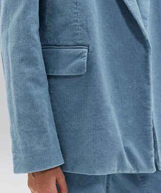 BEIGE， 【FUDGE 10月号掲載】BANGS / コットンコーデュロイテーラードジャケット L.Indigo