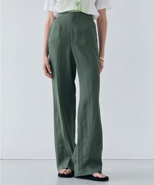 BEIGE， 【洗える】BERNARD / リネンストレートフルレングスパンツ