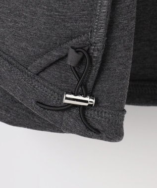 ANY L ダンボールＷジップパーカー チャコール