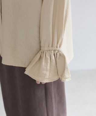 WEGO 【ANGIE VINTAGE】ラッフルブラウス ライトベージュ