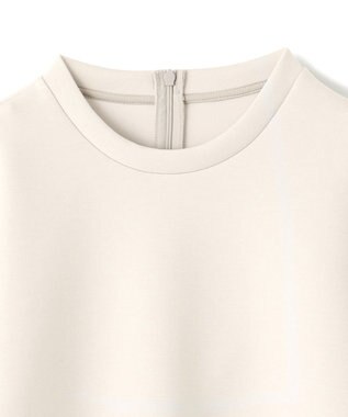 UNFILO BEAUTY FORM JERSEY ペプラム トップス グレージュ