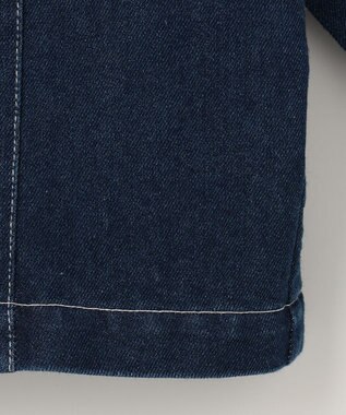 ANY SIS 【洗える】ライトツイルデニム ジャケット インディゴ