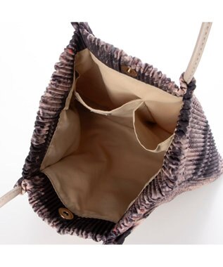 UNBILLION カシュカシュ cachecache / インクジェットプリーツトート ベージュ