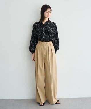 YECCA VECCA メタルホックワイドパンツ