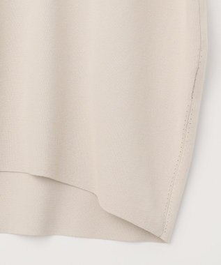 自由区 L 【洗える/セット可】レーヨンポリエステルスムース Vネックニット サンセットグレー