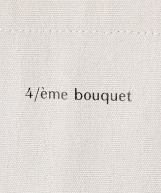 自由区 【カトリエムブーケ】Sac a fleurs プリントバッグ ベージュ