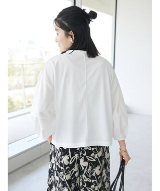 CRAFT STANDARD BOUTIQUE ランタン袖カーディガン Off White