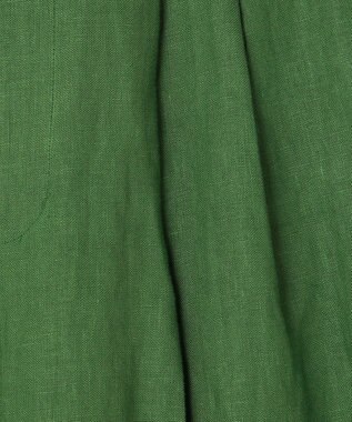 uncrave リネンオックスフォード ワイドパンツ グリーン