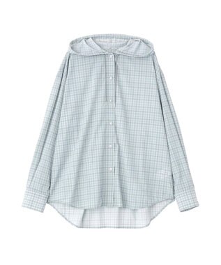 AMERICAN HOLIC ナイロンフーディーシャツ Check