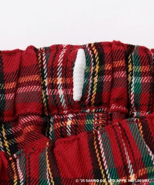 ANY KIDS 【ハローキティ×ANY KIDS】チェックキュロット レッド