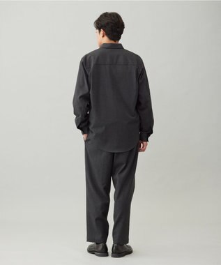 UNFILO MENS 【OCEANS 雑誌・web・YouTube 掲載】FLANNEL TOUCH 機能美パンツ ワイド グレー