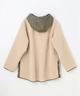 ANY 【LEE掲載】ボアコート ベージュ×カーキ