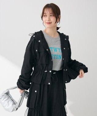 Green Parks 汗染み防止カレッジロゴボックスＴシャツ Charcoal Gray