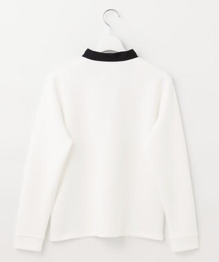 23区GOLF 【23Fondation】【WEB&一部店舗限定】クレリック モックネックシャツ ホワイト系