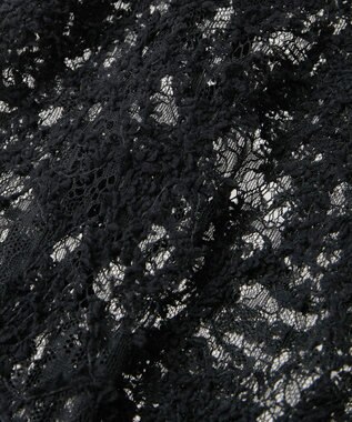 earth music&ecology モールレースキャミチュニック Black