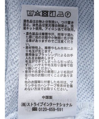 earth music&ecology ハーフジップショートプルオーバー Light Blue