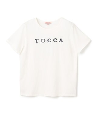 TOCCA TEXT LOGO TEE Tシャツ アイボリー系