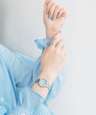 CITIZEN 【ソーラーテック電波時計】wicca ときめくダイヤ 日付あり バンド調整が簡単 5気圧防水