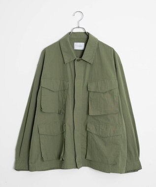 WEGO 【ユニセックス着用ITEM】ファティーグジャケット カーキ